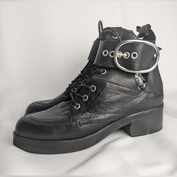 L'INTERVALLE Black Ankle Boots - Picture 5 of 12